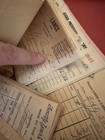 Huge Lot Of 1950s Augusta  Ga Grocery Store Receipts More Than 50 