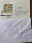 2 Estonia Cover Meter Mail Business Slogan Statistics   Wood Trade 1994 Tallin
