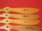  11 8 Vintage Top Flite 11-4 Wide Wood Props Glow Model Airplane Engine