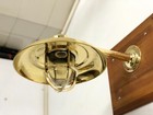 Vintage Ship Salvaged Brass Wall Sconce Nautical Light With Big Shade Set Of 10