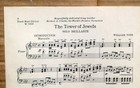 Tower Of Jewels By William Tong Vtg 1933 Sheet Music Coronet Trumpet Solo 11 Pgs