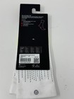 Lululemon Power Stride Crew Socks   Reflective Size M  Men s 6-9 White Lm9asac