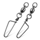 20 100pc Ball Bearing Snap Swivels Stainless Steel Sea Fishing Line Connector