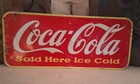 Rare Vintage Coca Cola Metal Sign Must See