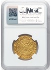Great Britain Henry Viii  1509-1547  Gold Angel Nd  1509-c  1513  Ngc Ms61 New
