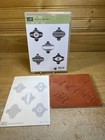 Stampin Up Christmas Collectibles Rubber Mount Stamp Set Of 5 Ornaments 