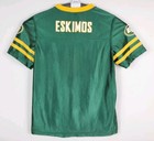 Edmonton Eskimos Ee Elks Cfl Football Jersey Green Canada Youth Size L 12-14