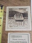 12 Old Vintage Antique Coat Of Arms Bookplate Book Crest Label Collection Lot