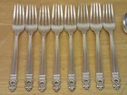 International Royal Danish Sterling Silver Flatware Set 53 Piece No Mono Estate
