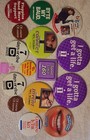 Vintage Pinback Button Lot 16 Computer World Software Advertising Humor Ibm Nec
