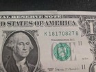 Rare    1 Dollar Birthday Note Aug 27  1817  Multi Errors  Gas Pump   Heavy Ink 
