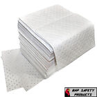 White Bonded Oil Absorbent Pads 17 x15  100 Pads case  absorbs All Hydrocarbons 
