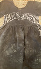 Vintage Batik Zebra Girls Dress Long Sleeve Cotton Tie Dye Hand Made Size 10