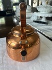 Vintage Benjamin   Medwin Inc Solid Copper Tea Kettle W ceramic Handle