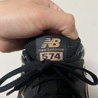 New Balance 574 Greens Golf Shoes Men   s 11 D Wide Black Grey Brown Nbg574gbk