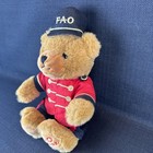 Fao Schwarz Toy Soldier Bear 11  Plush Stuffed Animal Toy