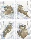2021 Mint Us Otters In Snow Forever Stamps-5 Sheets Of 100 Count