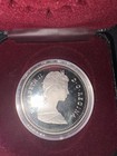 Canada  1986  Proof  Silver  Dollar  1886 - 1986  Vancouver  Train With Case