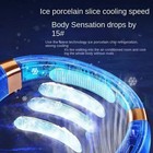 5-speed Portable Hanging Neck Fan Usb Rechargeable Bladeless W  Cold Plate Usa