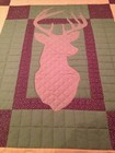 Quilting Cowboy Deer Head Cabin Quilt Pattern - 2 Size Variations Per Pattern
