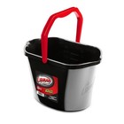 3 5 Gallon Black Utility Bucket Molded Polypropylene All Purpose 448 Oz Capacity