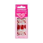 Kiss Impress No Glue Mani Press On Nails - Red - Design  kiss To Remember 