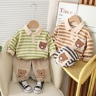 Baby Boys Children Cartoon T-shirt Pants Clothes Set Kids Toddler Casual Outfits