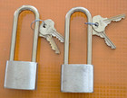 2   Reese Us Brass Padlocks With Original Matching Numbers Keys