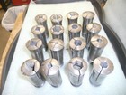  16  Assorted Hex And Square 5-c Collets  Hardinge  Fowler  Etc 