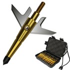 24pcs Swhacker Broadheads 100gr Red silver Expandable Sharp Blade Crossbow Tips