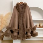 Knitted Cardigan Shawl Cape Coat - Women s Open Front Draped Outerwear For Casua