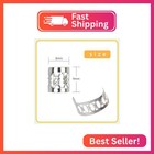 Ytbyt 100 Pcs Dreadlocks Beads Metal Hair Cuffs Hair Braiding Rings Braid Clips
