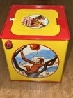 Vintage Schylling Curious George Jack-in-the-box Tin metal Toy Vintage 1995