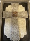 Archaeological Replica Bible Box  7 65 Pounds Lords Prayer Inside Christian Euc