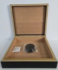 Cigar Humidor Gurkha Black Wood Box Collectible Limited Edition New Holds 20 