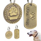 Pet Id Dog Cat Tag Personalized Engraving Anti Loss Collar Pendant Double-sided