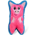  Durablez Tough Plush Squeaky Dog Toy  Pink  Xs Pig