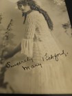 Mary Pickford                                  Signed 1919 Photo       silent Star