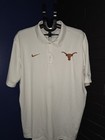 University Of Texas Longhorns Elite Polo Shirt Mens 2xl White Nike 