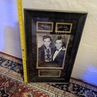 Johnny Cash The King Elvis Presley Autographed Framed Photos The Man In Black