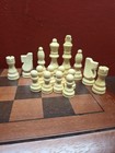 Wooden Chess Set With Storage Box Carved Pieces 12 5in Board Classic Complete
