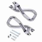 Front Chrome Tow Recovery Hooks W  Bolts Fits Gmc Sierra 1500 2019-2025 84195902