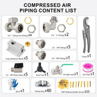 3 4     200 Ft Shop Air Line Kit  Rapid Air System 3 4 Inch Hdpe-aluminum Compres