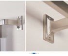 Origin 21 Adjustable Drapery Rod Set 36in-72in Brushed Nickel Curtain Rod  New