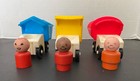 Vintage Fisher Price Little People Dump Truckers  979   1965