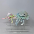 Ty Beanie Babies Goochie Jellyfish Plush Stuffed Animals Lot Blue Pink Cute Set