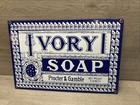 Old Ivory Soap Proctor And Gamble Products Vintage Porcelain Metal Sign 12 X 8 