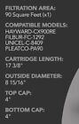 C-8409 Pool Filter Plf90a  C900  Cx900re  Pa90  Fc-1292    1-pack  New