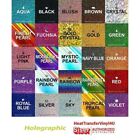 Siser Holographic Iron-on Vinyl For T-shirts 12 x 1 Yard  roll   Shimmer   Shine