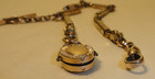 Antique Victorian  Watch Locket Fob Chain T-bar 1 10 Gold Filled 14  48 Grams